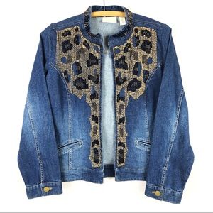 NWT! Chico’s denim jacket